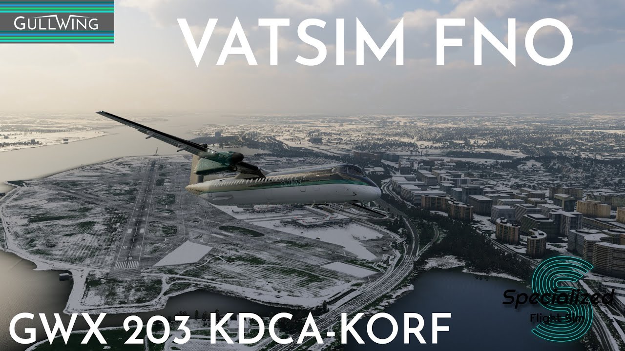 VATSIM FNO-ish! KDCA-KORF in the Q400.