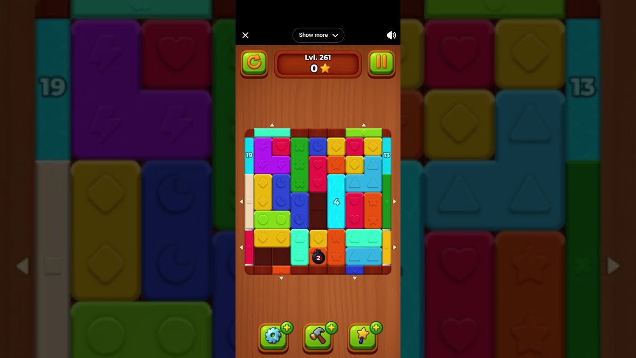 Wood Blocks Jam - Level 260 and 261 - YouTube Playables 