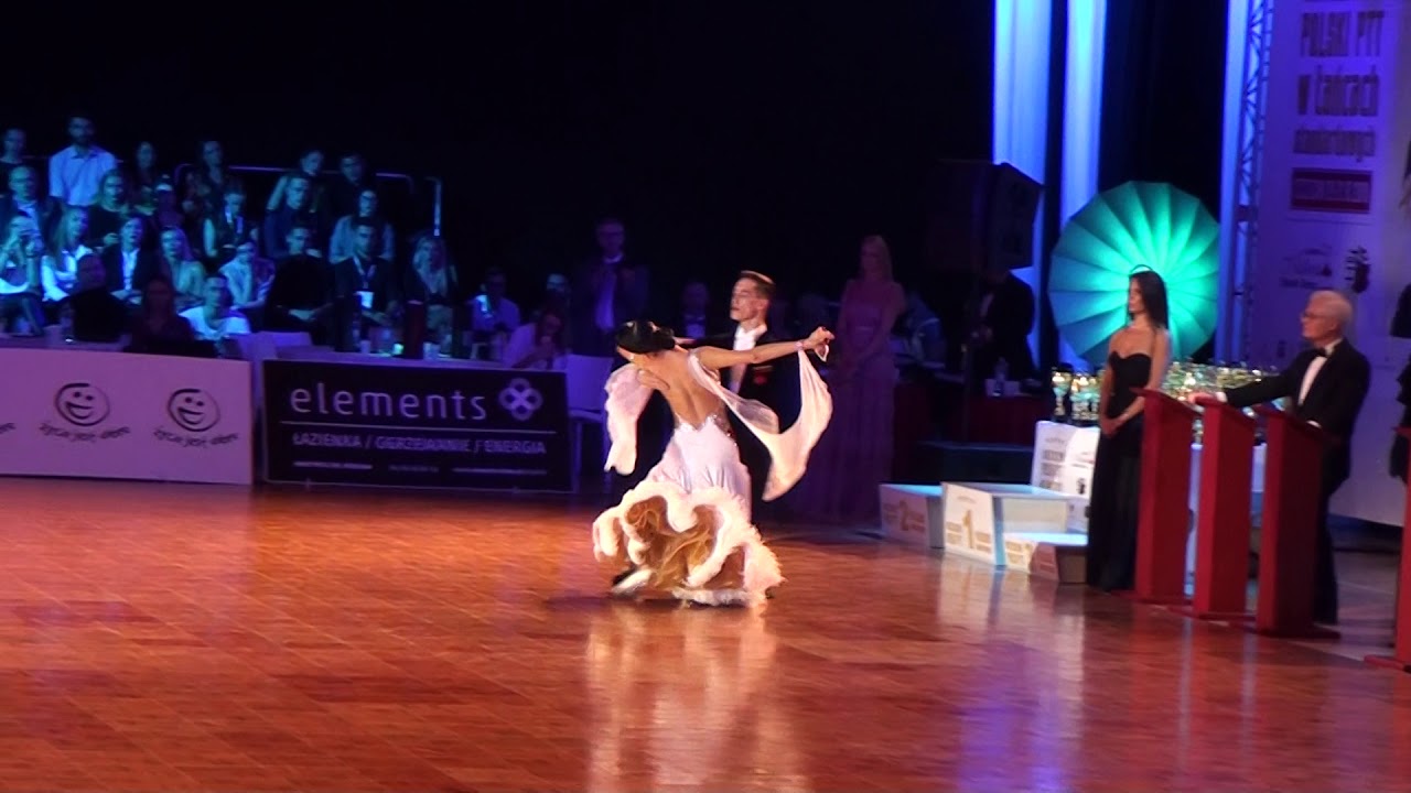 Le Michal and Sandra Jablonska – Polish Championships -Amateur Ballroom-PTT -2018 Szczecin.