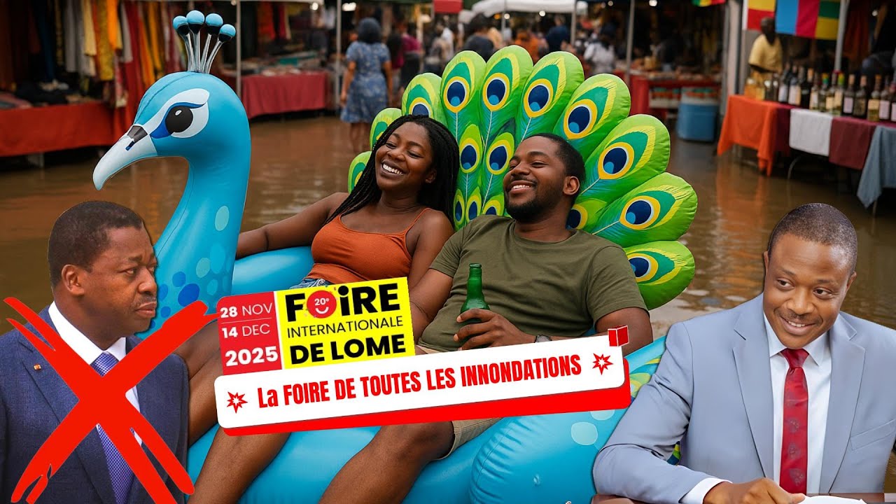 La 20e Foire internationale de Lomé transformée en piscine géante