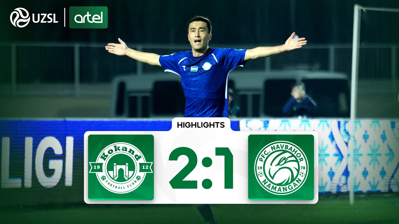 Superliga 4-tur. Qo‘qon-1912 - Navbahor bahsida kiritilgan gollar va xavfli vaziyatlar (Highlights)