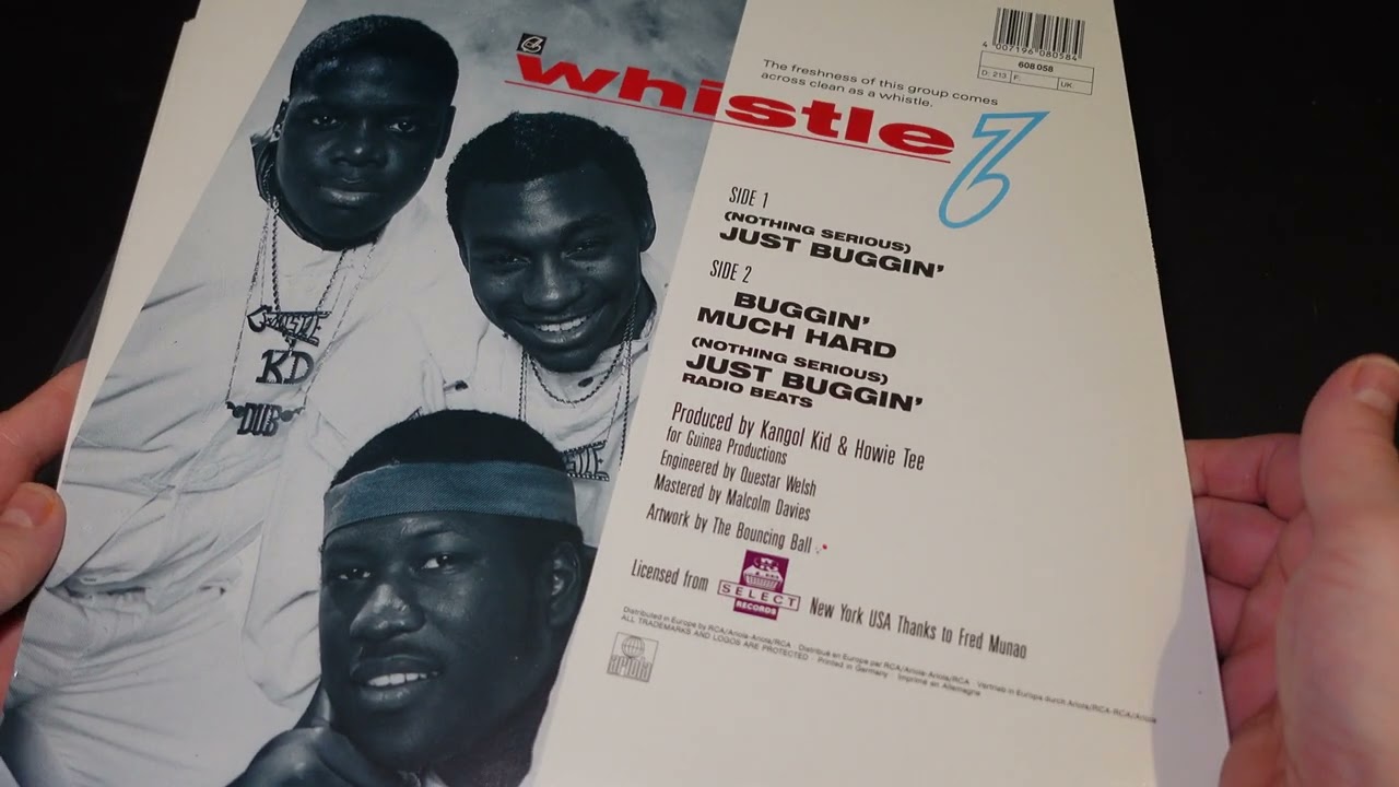 Whistle - Just Buggin Vinyl 1985 - Please Love me Vinyl 1986