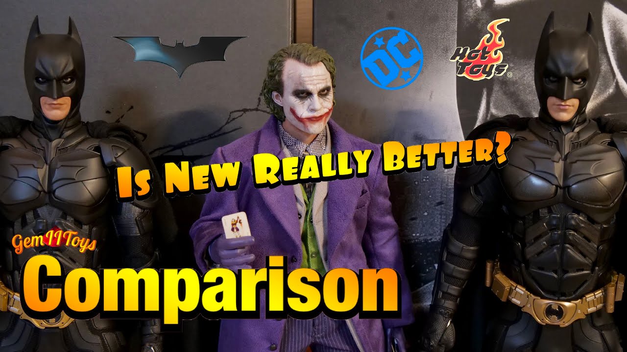 Hot Toys BATMAN! The Dark Knight Rises DX12 VS DX19 Bruce Wane Bale Trilogy Comparison ホットトイズ
