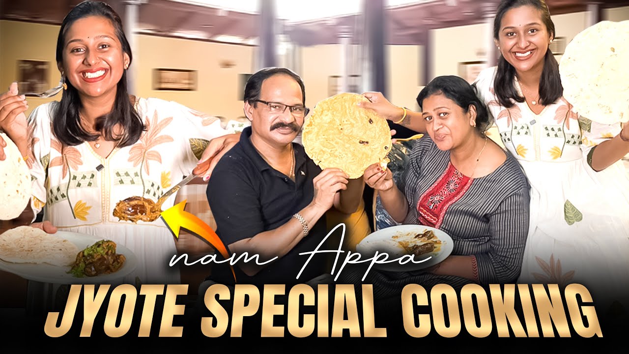 Nam Appa Cooking Akki Roti with Enngayeii #cooking#family#food#brinjal#brinjalcurry#cookingseries#