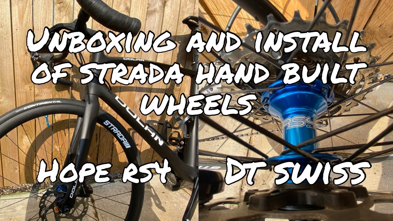 Strada hand built wheels unboxing 