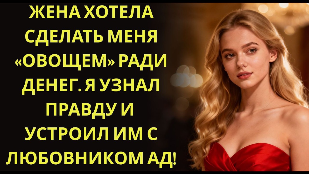 Жена хотела сделать меня «овощем» ради денег  Я узнал правду и устроил им с любовником ад!