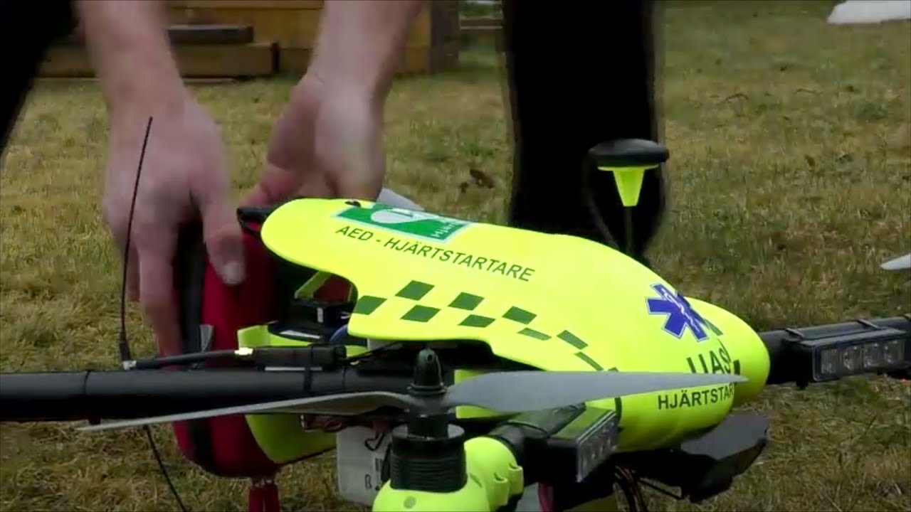 Automated External Defibrillator-Equipped Drone