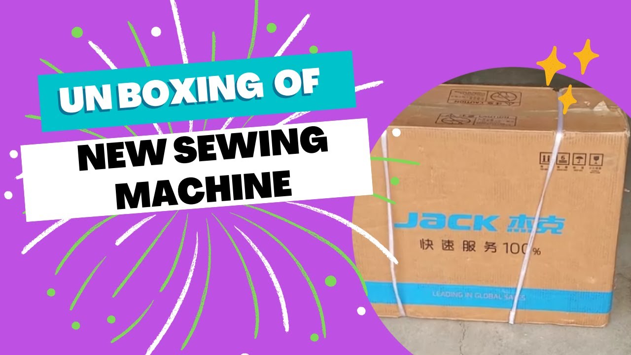 2022 Unboxing of Jack A5E Sewing Machine