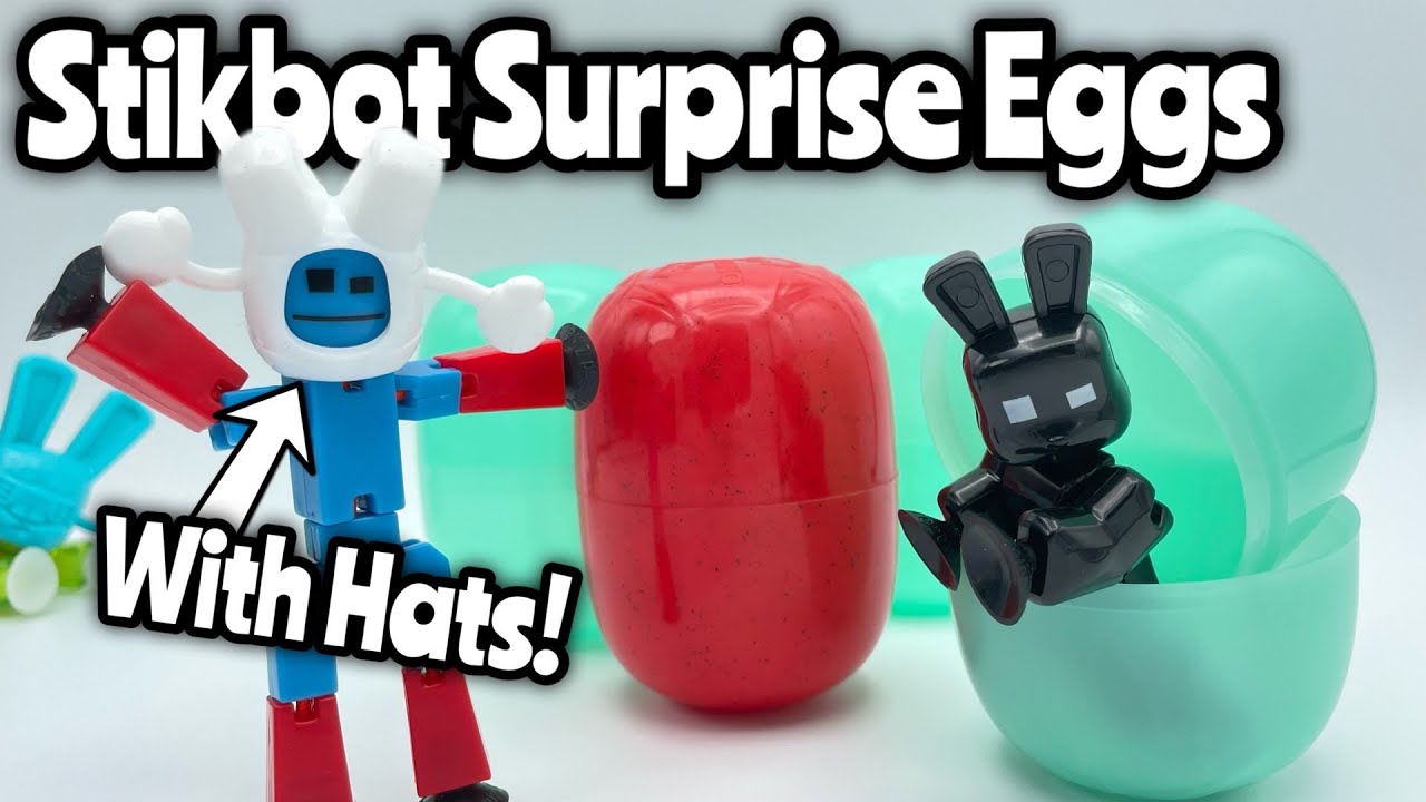 Funnie HATS! Stikbot Easter Egg Blind Pack Unboxing & Review!