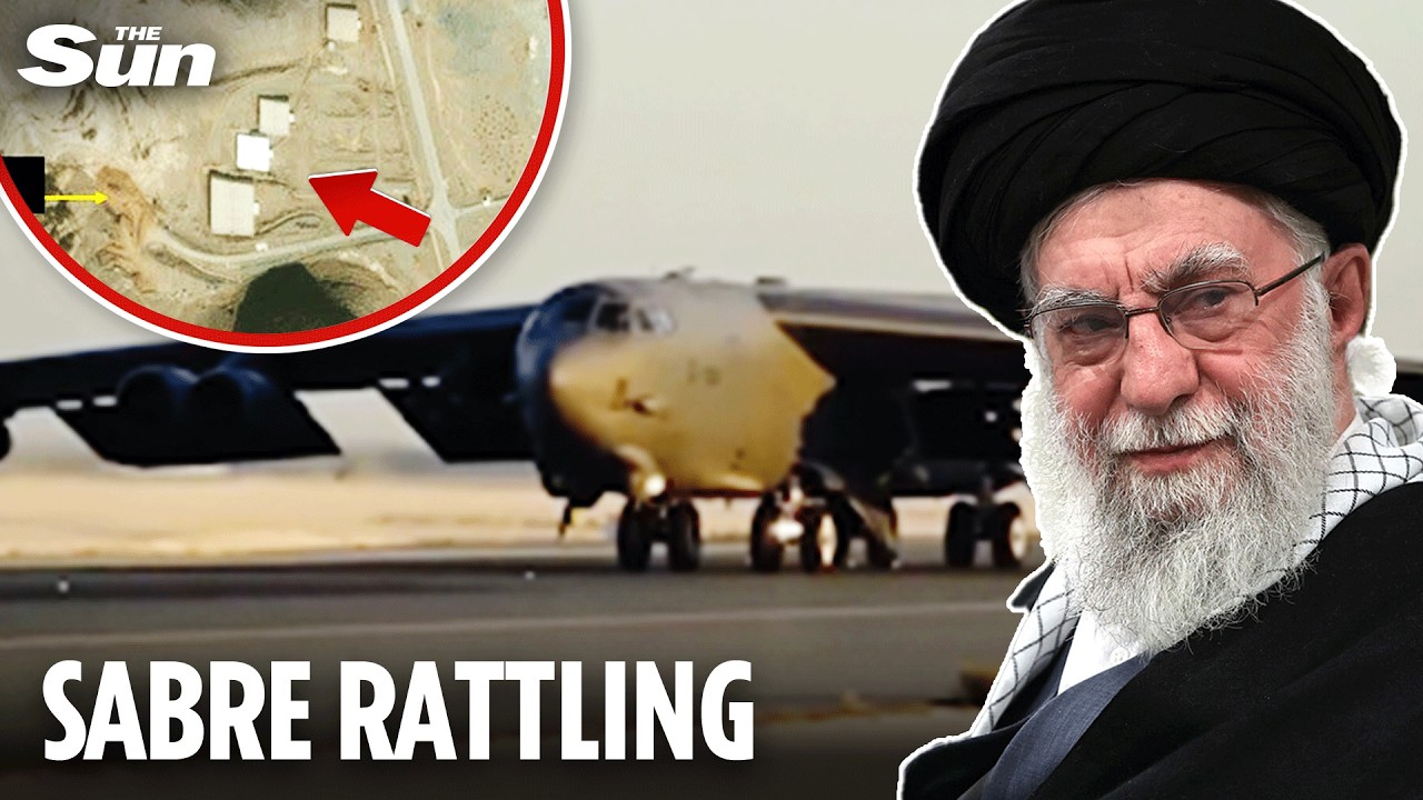 US bombers land in Qatar &  Iran continues work at nuclear site as tensions grow between nations