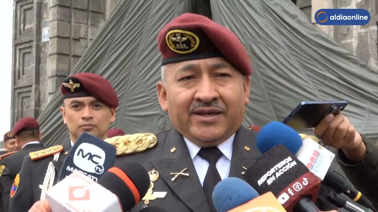 Ejercito Ecuatoriano trabaja por la paz del país