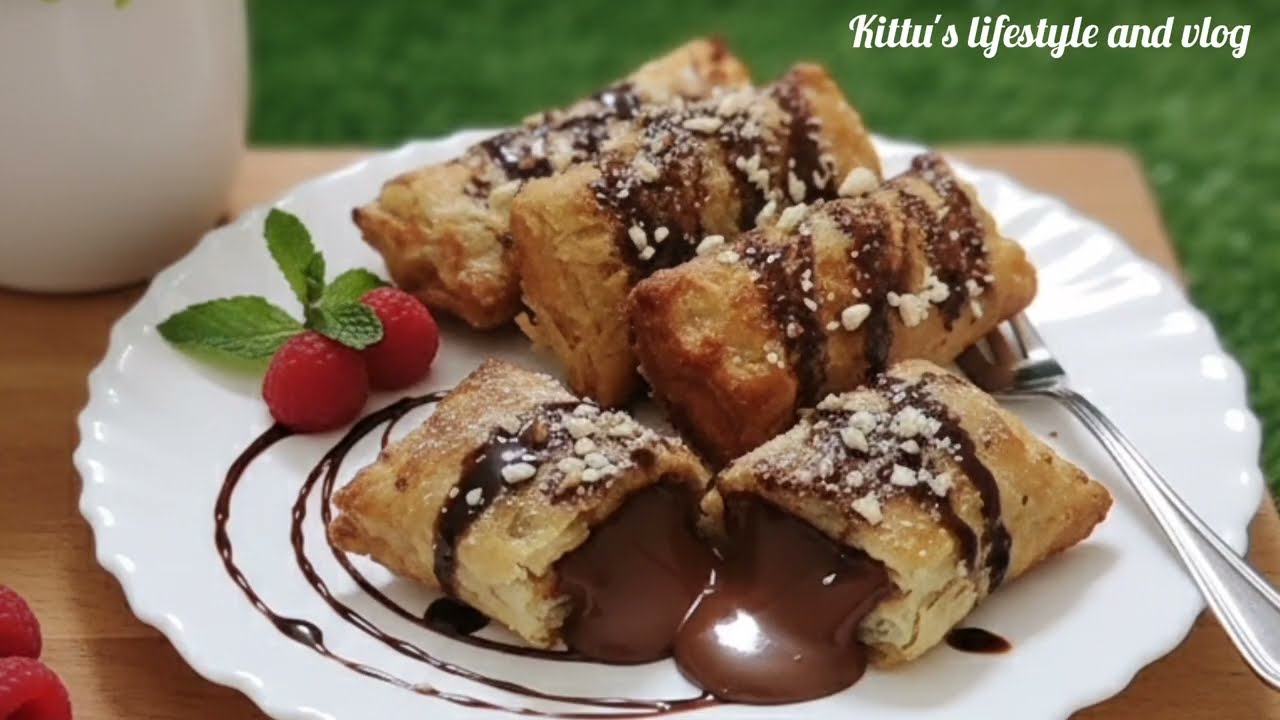 Secret Recipe Revealed! 🤫 Gher pe banayein Restaurant Style Nutella Pies