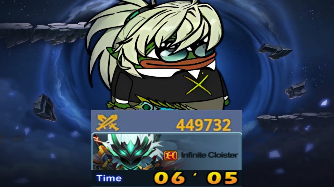 Grand Chase Classic - Zero (450K) Infinity Cloister 4 (Full Clear) 6'05