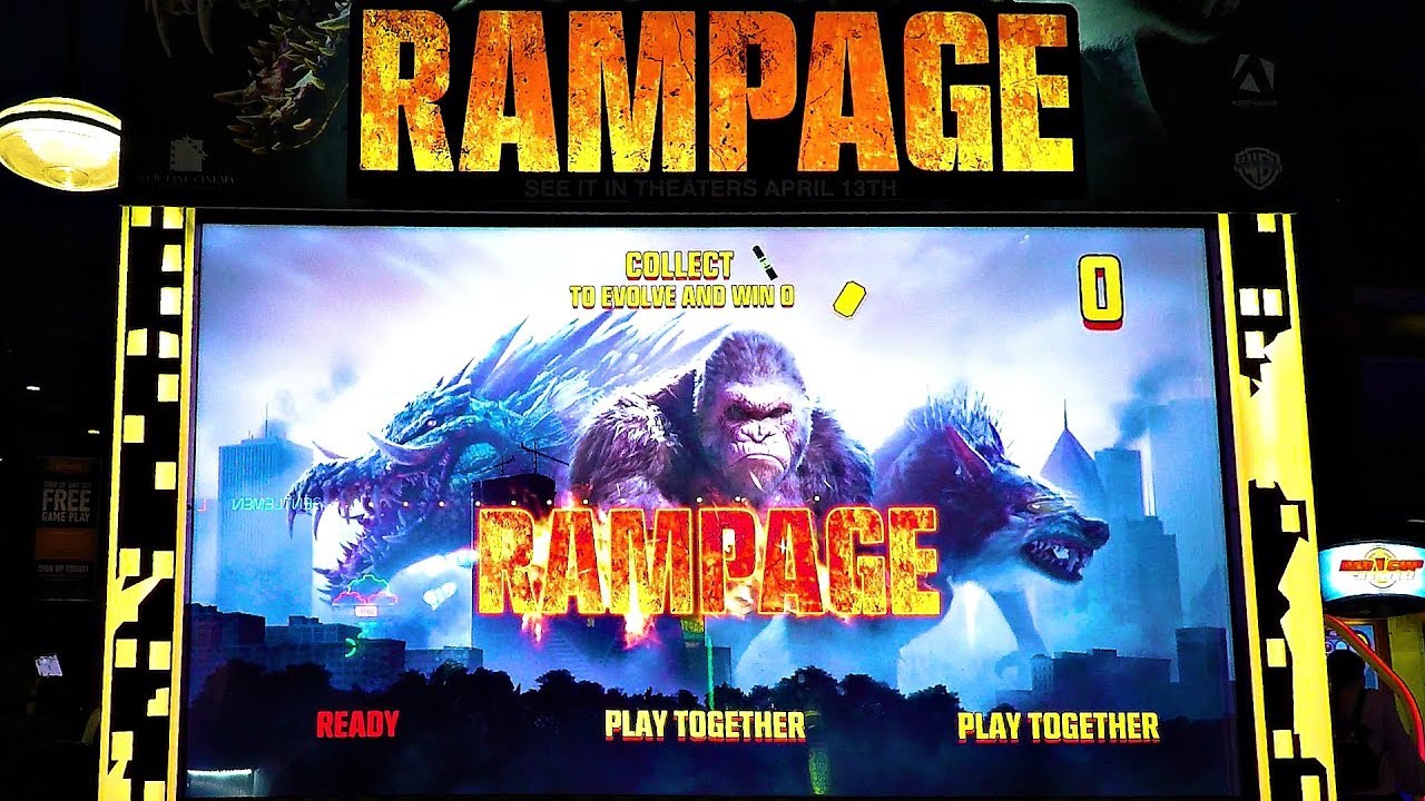 RAMPAGE ARCADE Game Play! NEW!