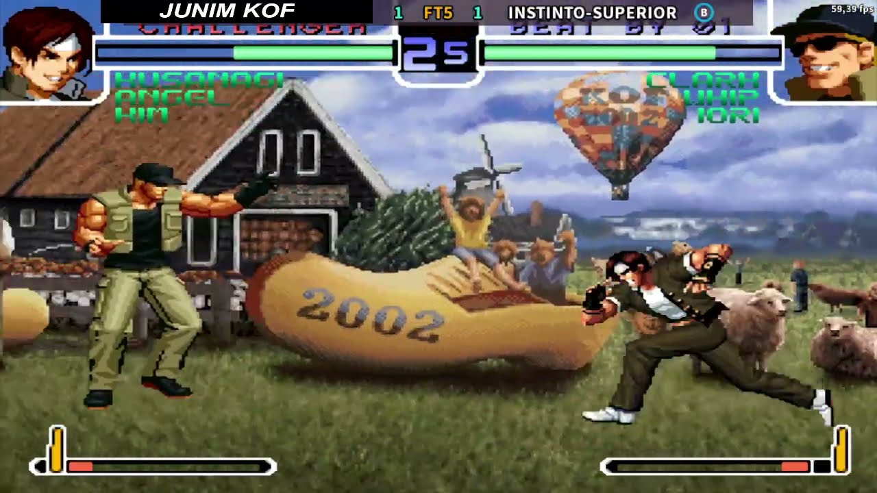 KOF 2002 ALGUEM CONHECE ESSE PLAYER ??? JUNIM KOF VS INSTINTO-SUPERIOR
