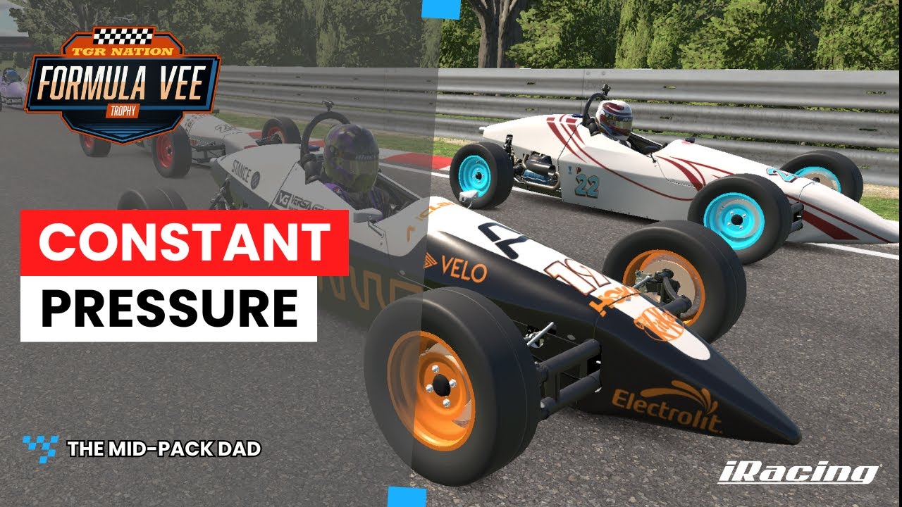 Когда пелотон отказывается отрываться | iRacing Formula Vee на трассе Оултон Парк