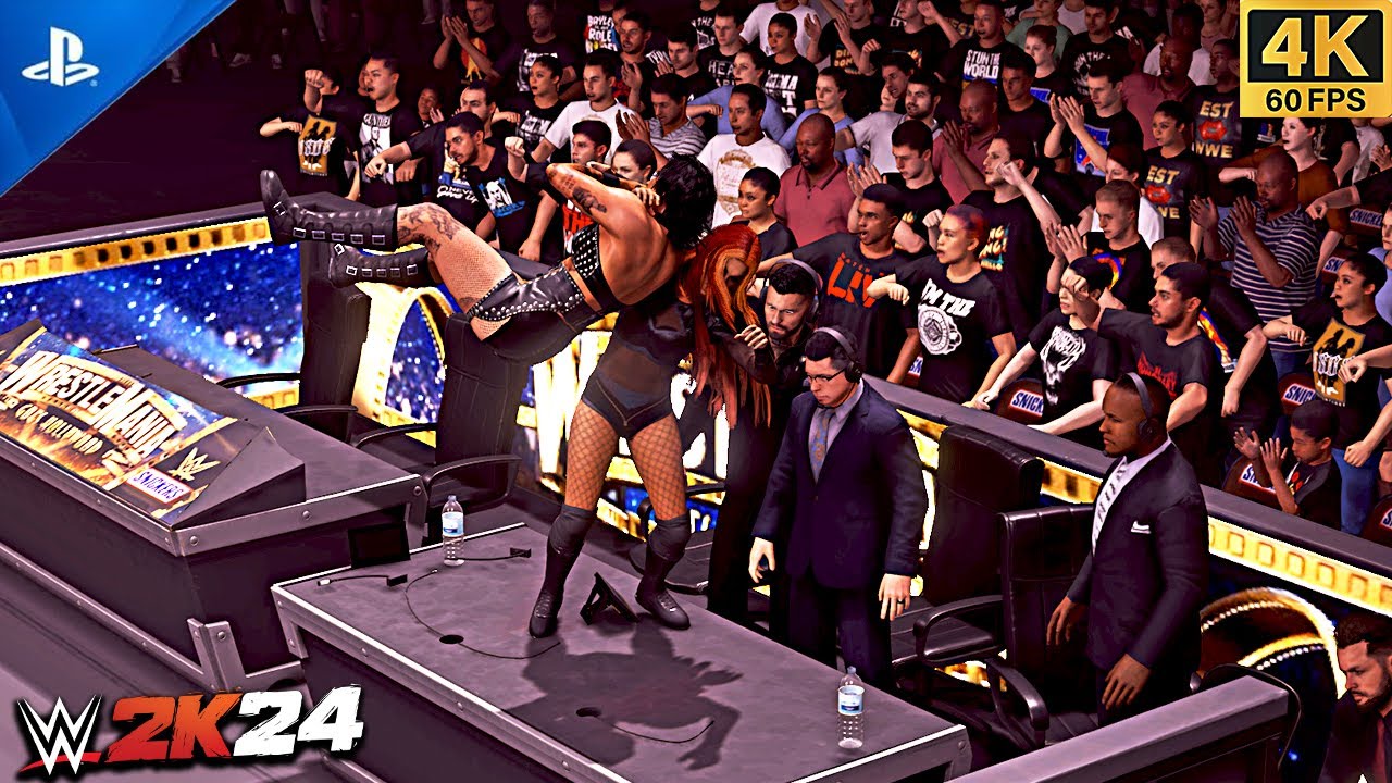 WWE 2K24 - Rhea Ripley VS Becky Lynch - Women's Championship Match | 4K PS5
