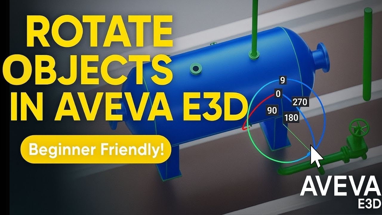 Rotate Anything in Aveva E3D Fast &ndash; Simple Method Explained