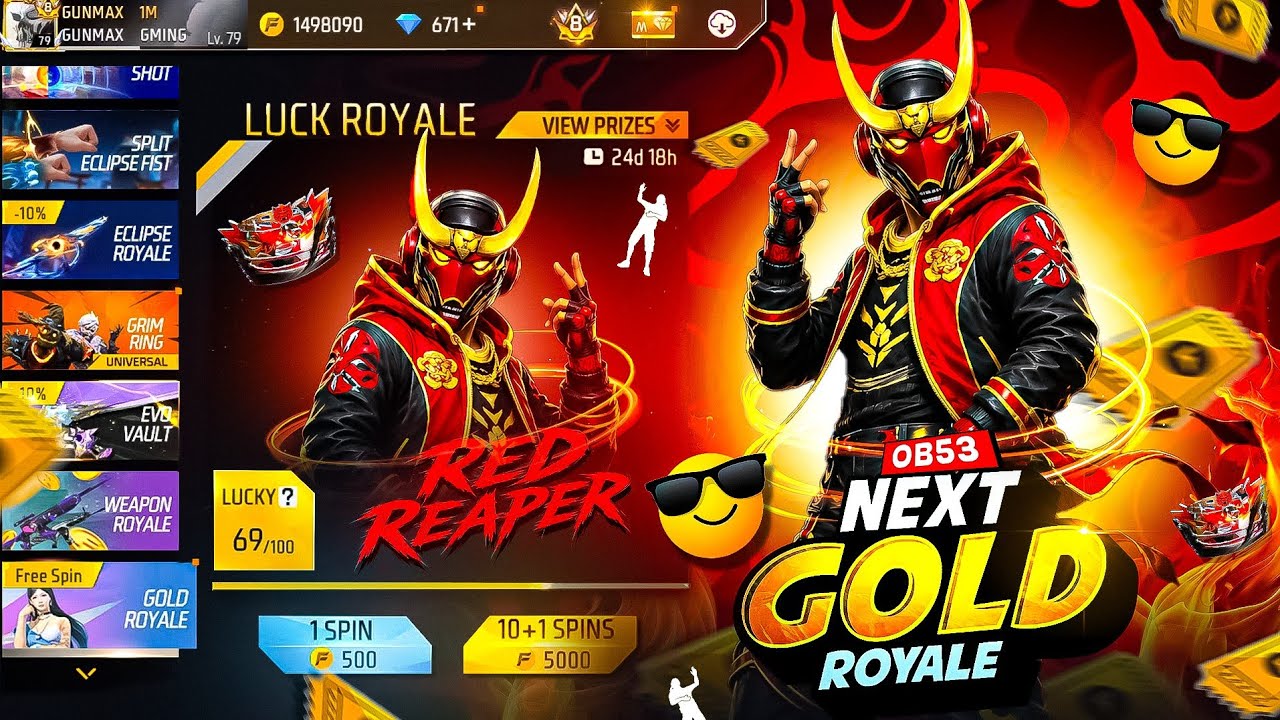Next Gold Royale Free Fire-🇮🇳🔥| Free Diamond Mission Event | Gold Royale Bundle Free Fire| Ff Event 