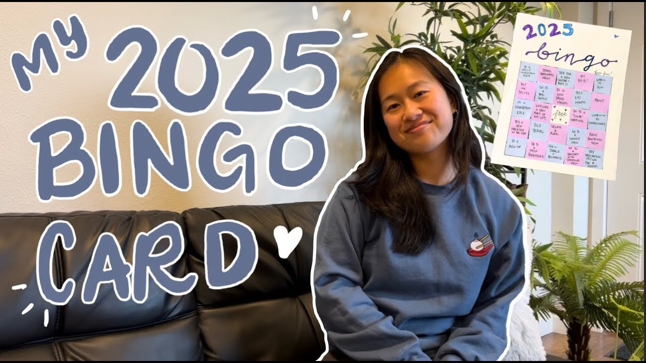 my 2025 bingo card | my bingo card & goals revealed