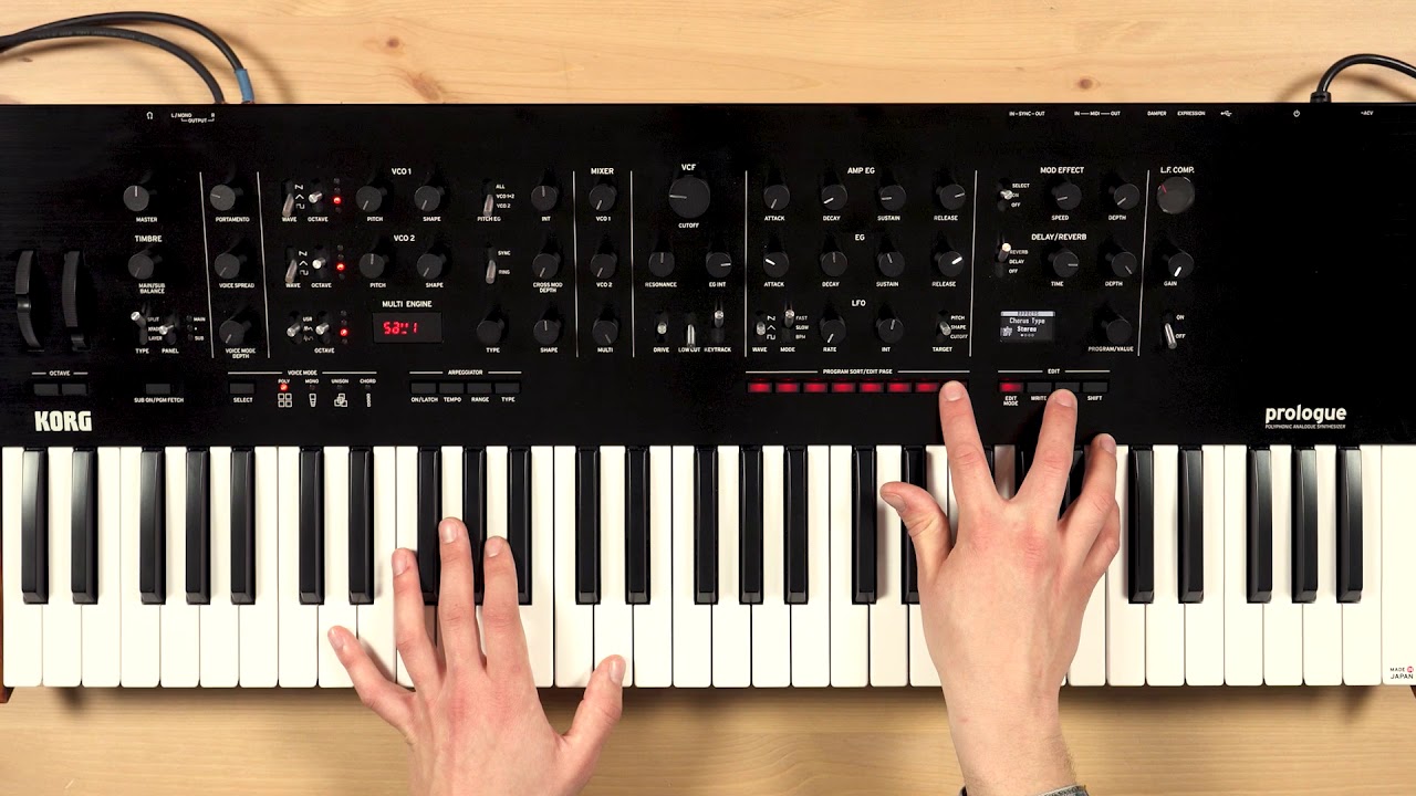 Korg Prologue Overview/Tutorial Part 5: Effects Section