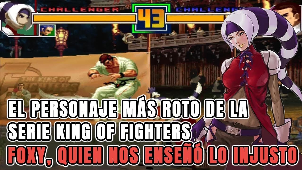 Personaje prohibido en torneo: análisis de 'Foxy' en King of Fighters 2001