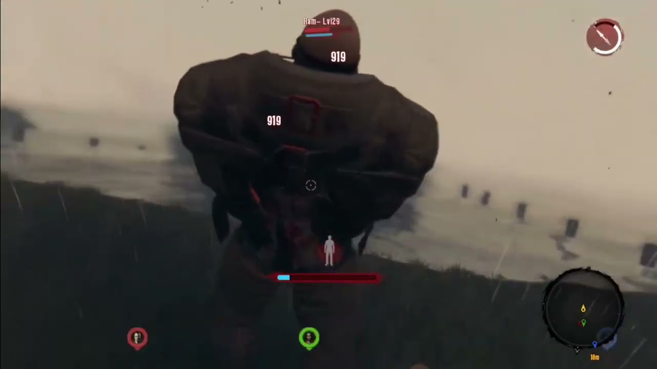 Dead island - Zombie hitting in island with friends