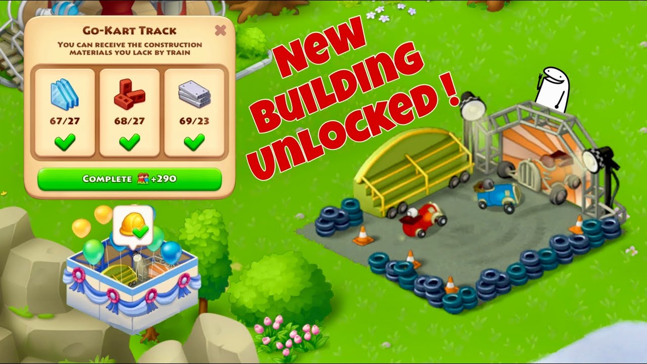 Go-Kart Racing Unlocked! 🏁 Township Level 51 Gameplay