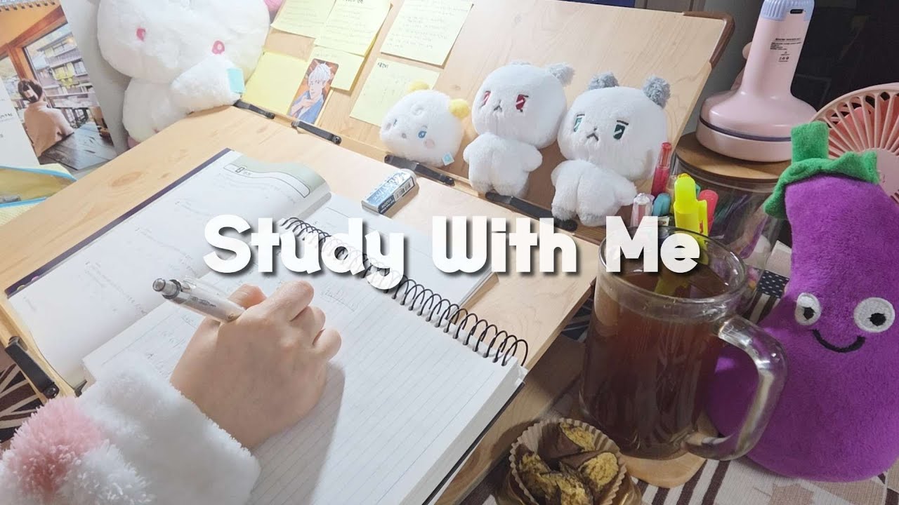 2026.02.27🌙 2h 05m Study With Me | 직장인 스터디 윗미 | ASMR 한적한 시골마을 귀뚜라미 소리가 들리는 밤