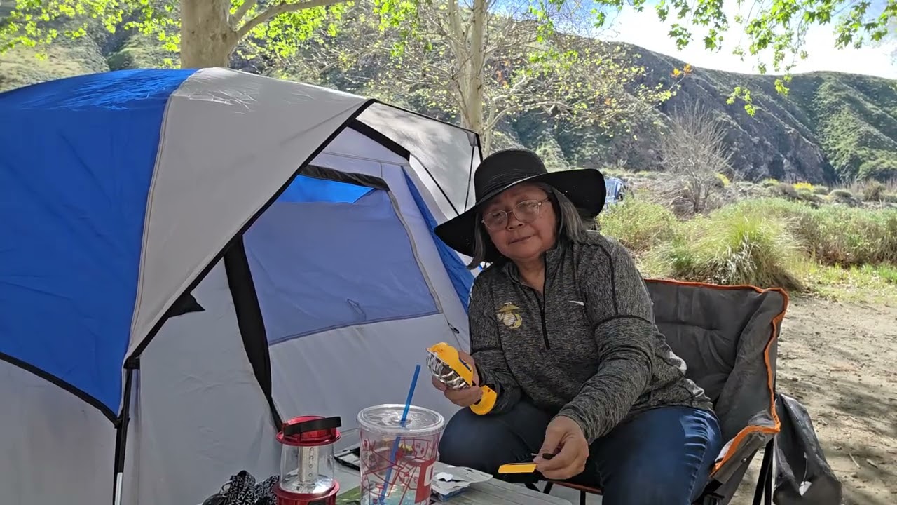 Old woman Camping solo, van life's is fun 😁 
