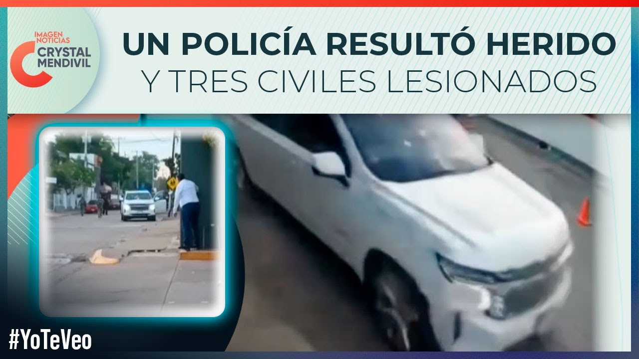 Balacera termina en persecución en Culiacán, Sinaloa | Noticias con Crystal Mendivil | Crystal