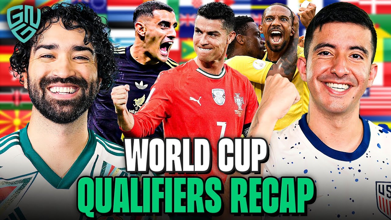 CR7 Breaks Record! Mexico 1-1 Ecuador 👀 England & South Africa Qualify + USA Wins | WCQ Recap