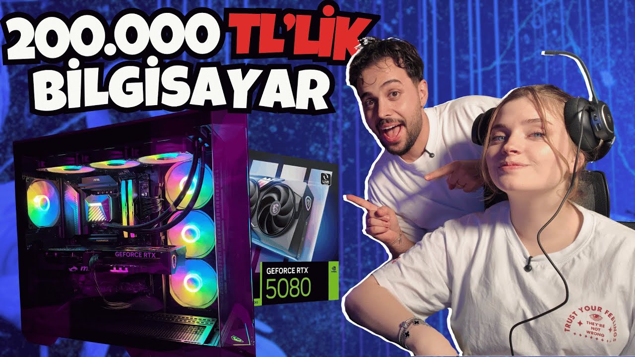 200.000 TL'LİK YENİ BİLGİSAYARIM | Araba Parasına Bilgisayar