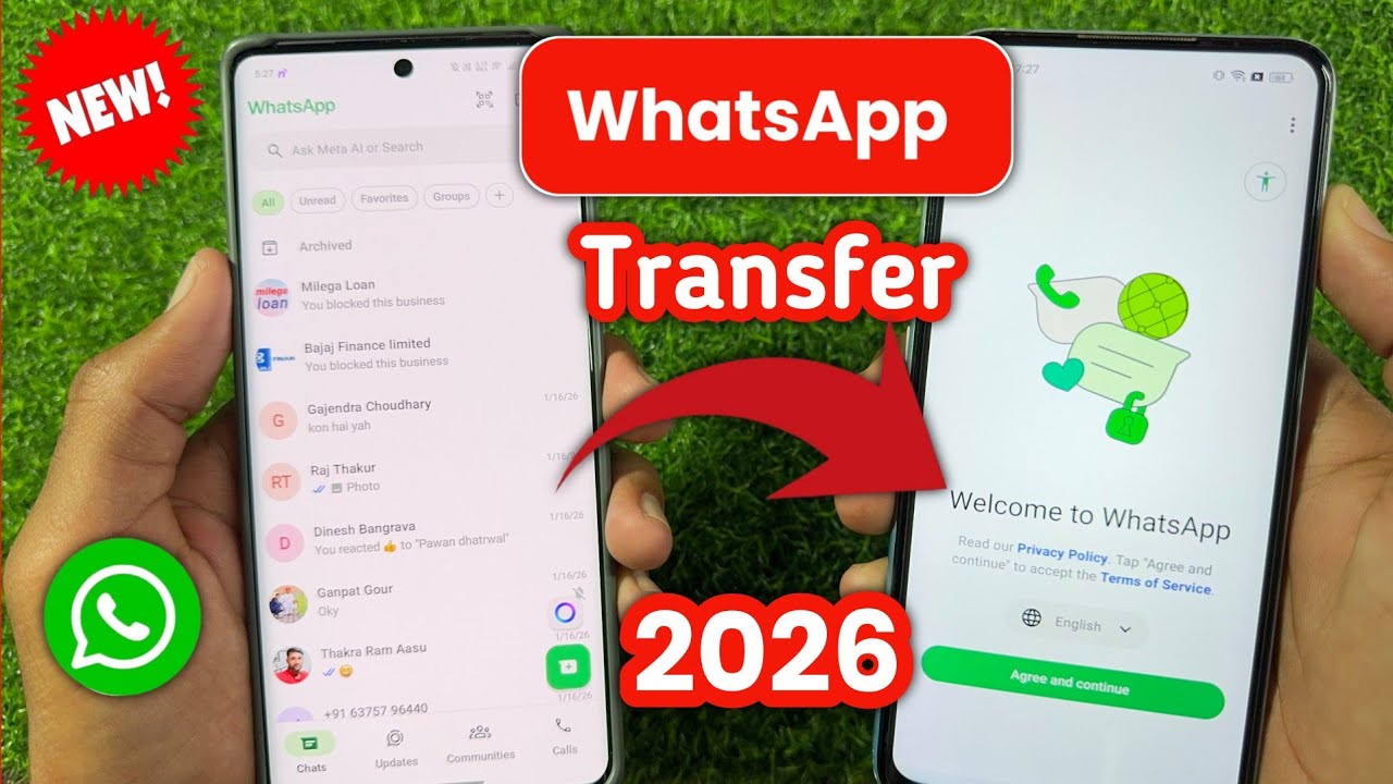 Transfer WhatsApp massages From old android to new android phone | Transfer WhatsApp Chats 2026