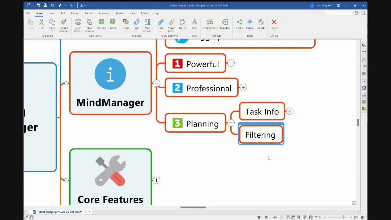 Создание интеллект-карт с помощью MindManager (октябрь 2022 г.)