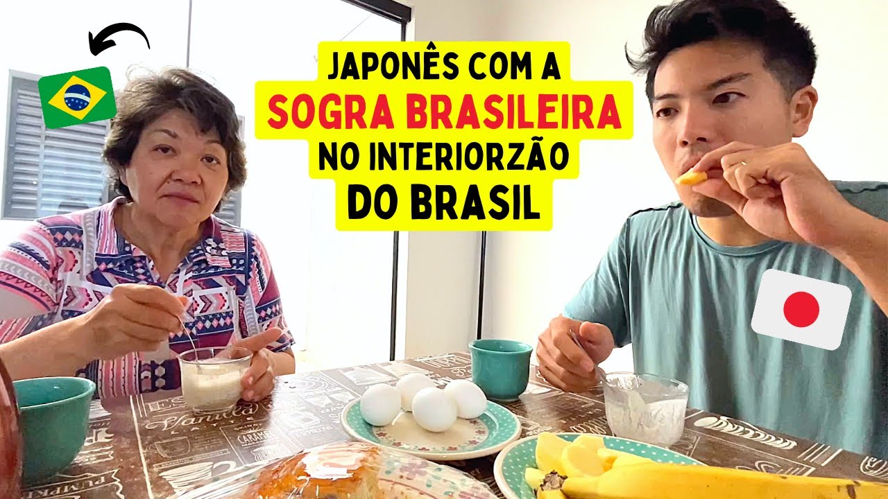 Japonês com a sogra no interior do Brasil