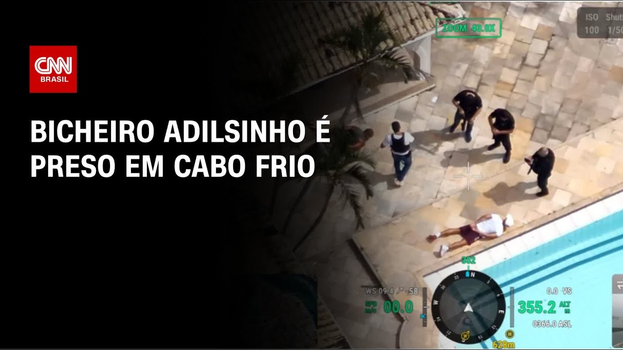 Imagens mostram a prisão do bicheiro Adilsinho pela PF em Cabo Frio | BASTIDORES CNN
