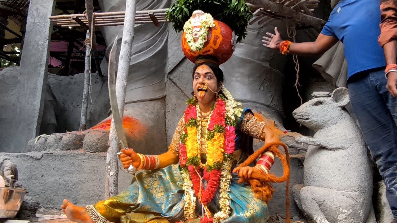 #Rakash Anna Bonam At Khairatabad Ganesh 2024 Rakesh Bonam Gangateppa Bonalu 2024 Khairatabad Ganesh