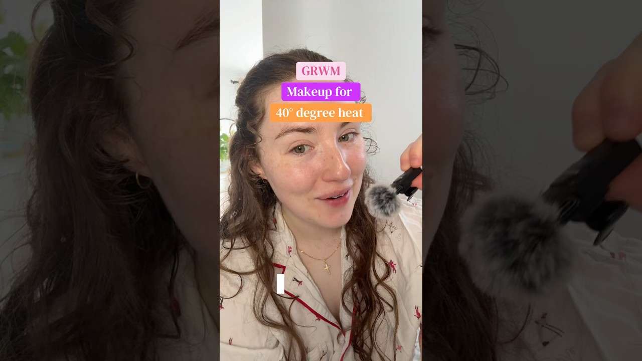 Makeup routine for heat waves. Testing to see if my makeup is sweatproof 