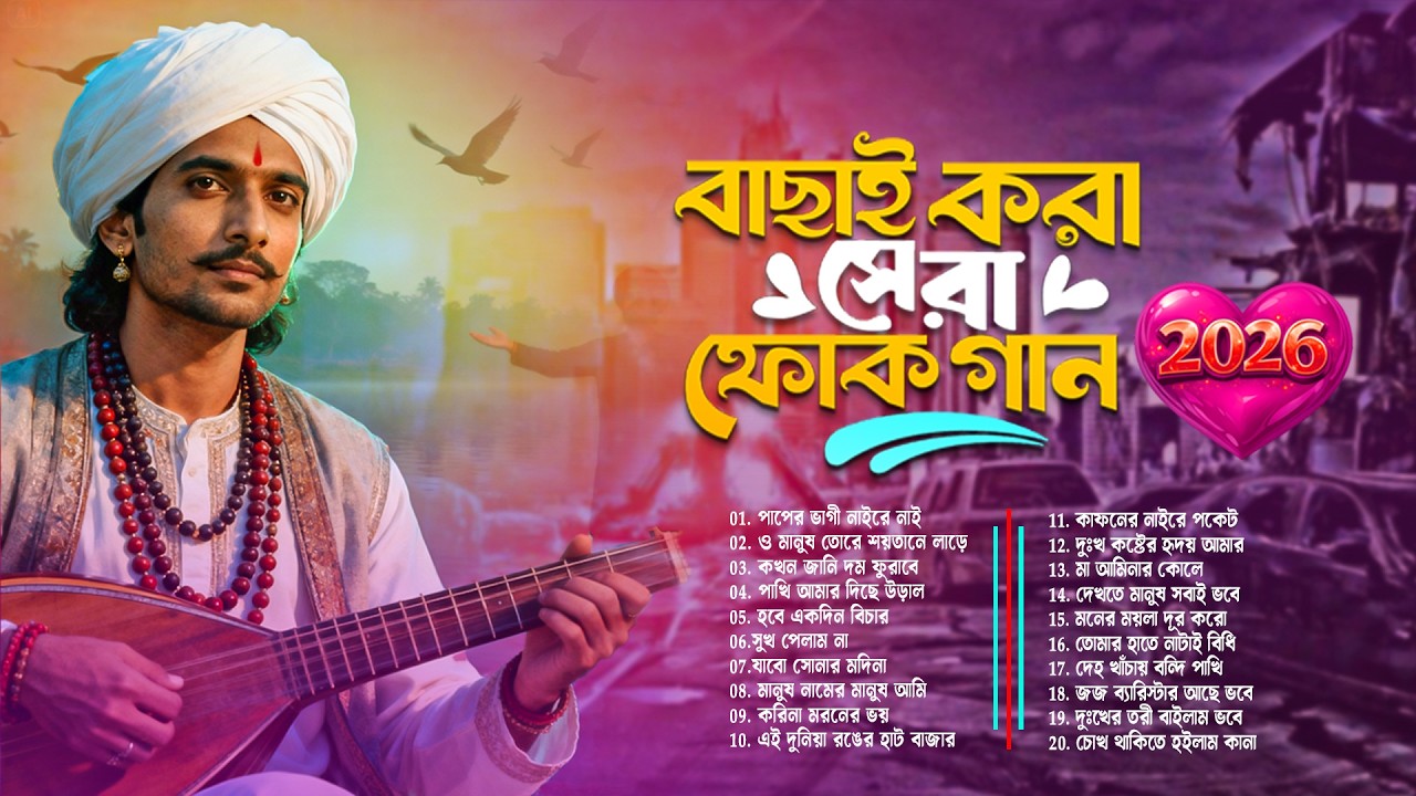 নতুন বাংলা ফোক গান | New Bengali Folk Songs 2026 | Bangla Folk Album | Sera Bangla Folk Gaan 