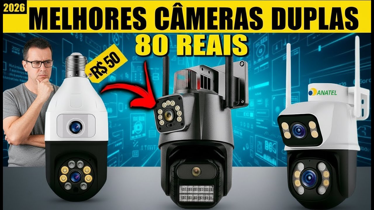 POR QUE TODO MUNDO compra essas câmeras DUPLAS SEGURANÇA BARATA e sem INSTALAÇÃO