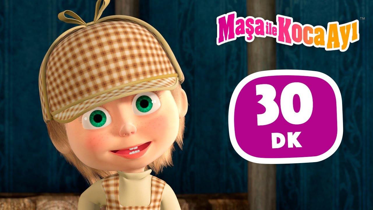 Maşa İle Koca Ayı - 🕵️‍♀️ Çözülmesi Zor Dava 🔎🧩 (Bölüm 45) Paket 48 🎬 30 dk 🐻 Bölüm koleksiyonu