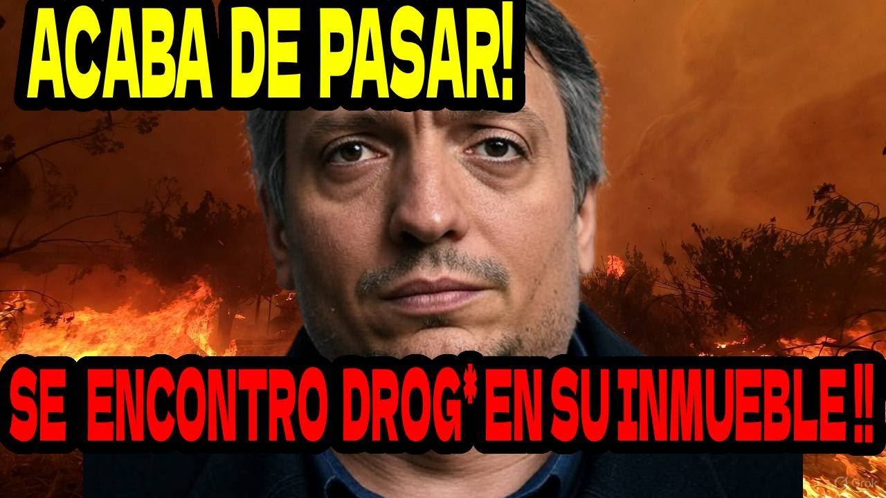 SE LE ENCONTRO DROGA A MAXIMO KIRCHNER EN UNA DE SUS PROPIEDADES Y ESTALLO  EL ESCANDALO!
