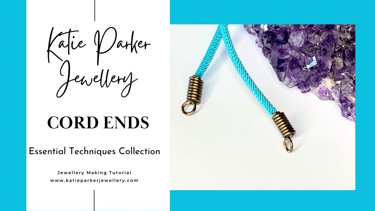 How to Make Cord Ends - Make Your Own Cord ends with Wire- Jewellery making Tutorial
