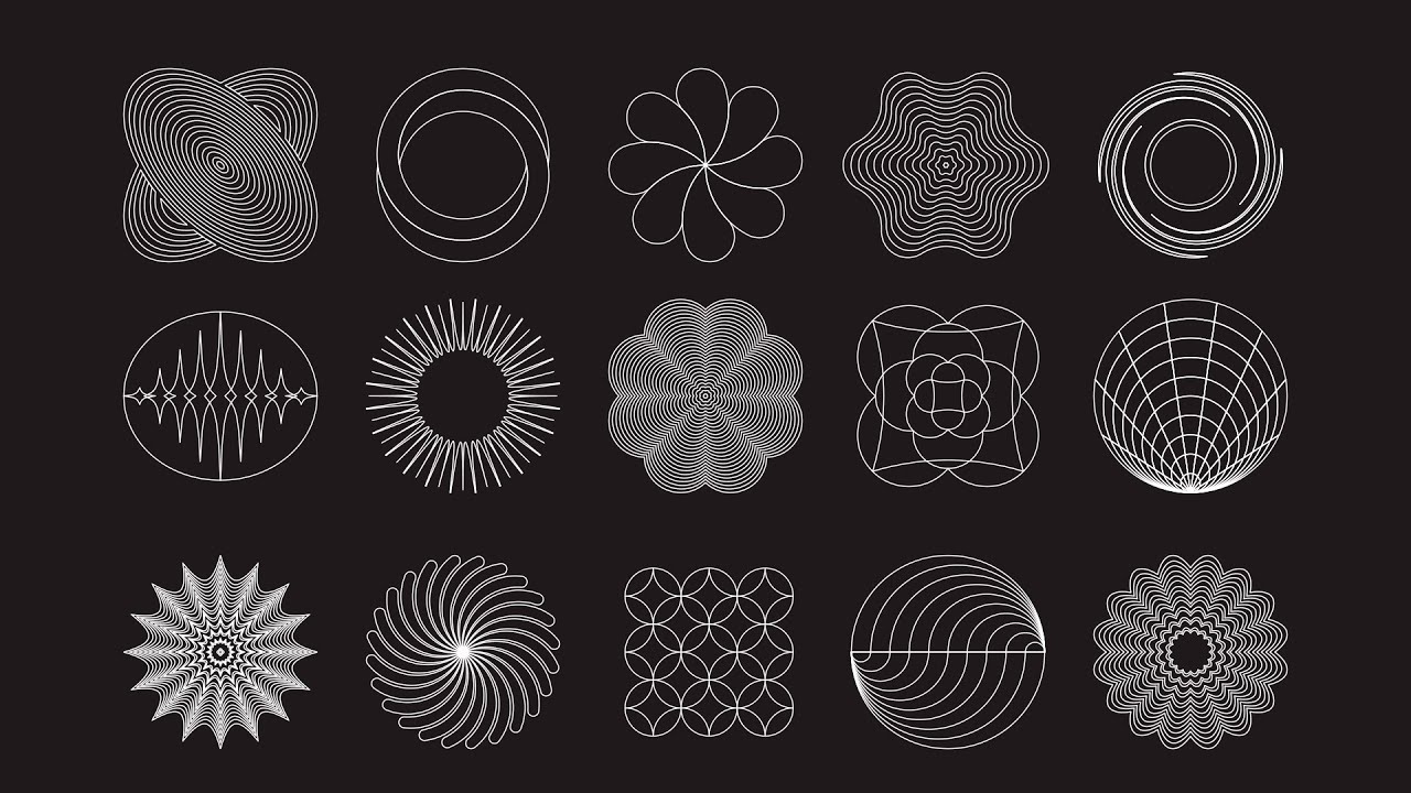 Ideia de logotipo utilizando grades // Identidade visual