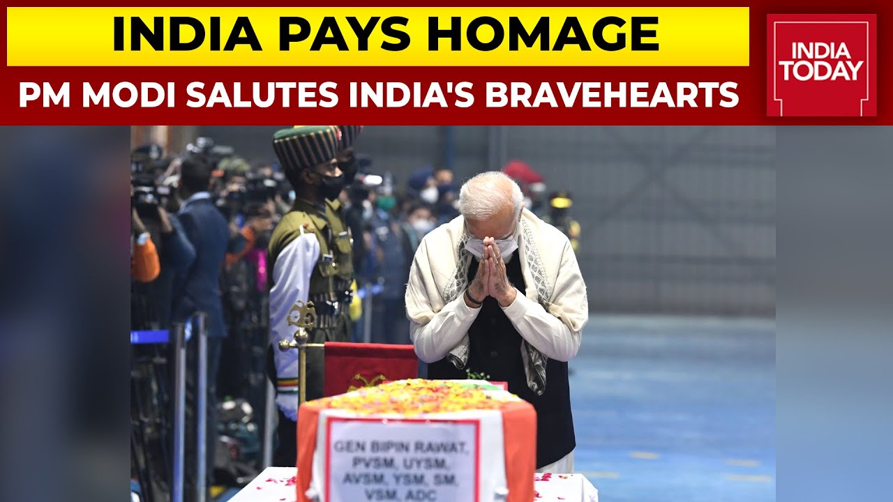 India Salutes Its Braves, PM Narendra Modi Pays Tribute To CDS General Bipin Rawat & Other Heroes
