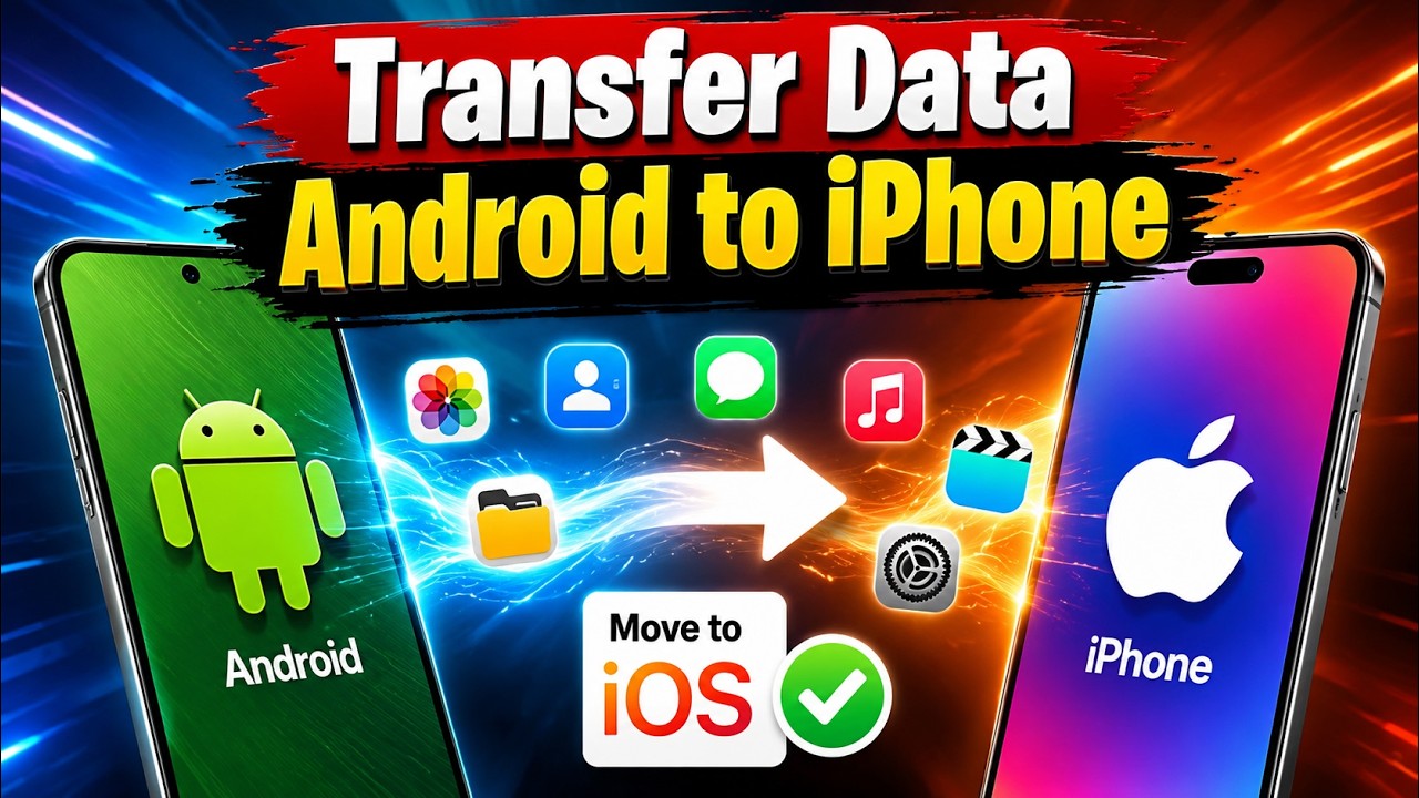 How to Transfer Data from Android to iPhone 🔥 Easy Step-by-Step Guide | Move to iOS