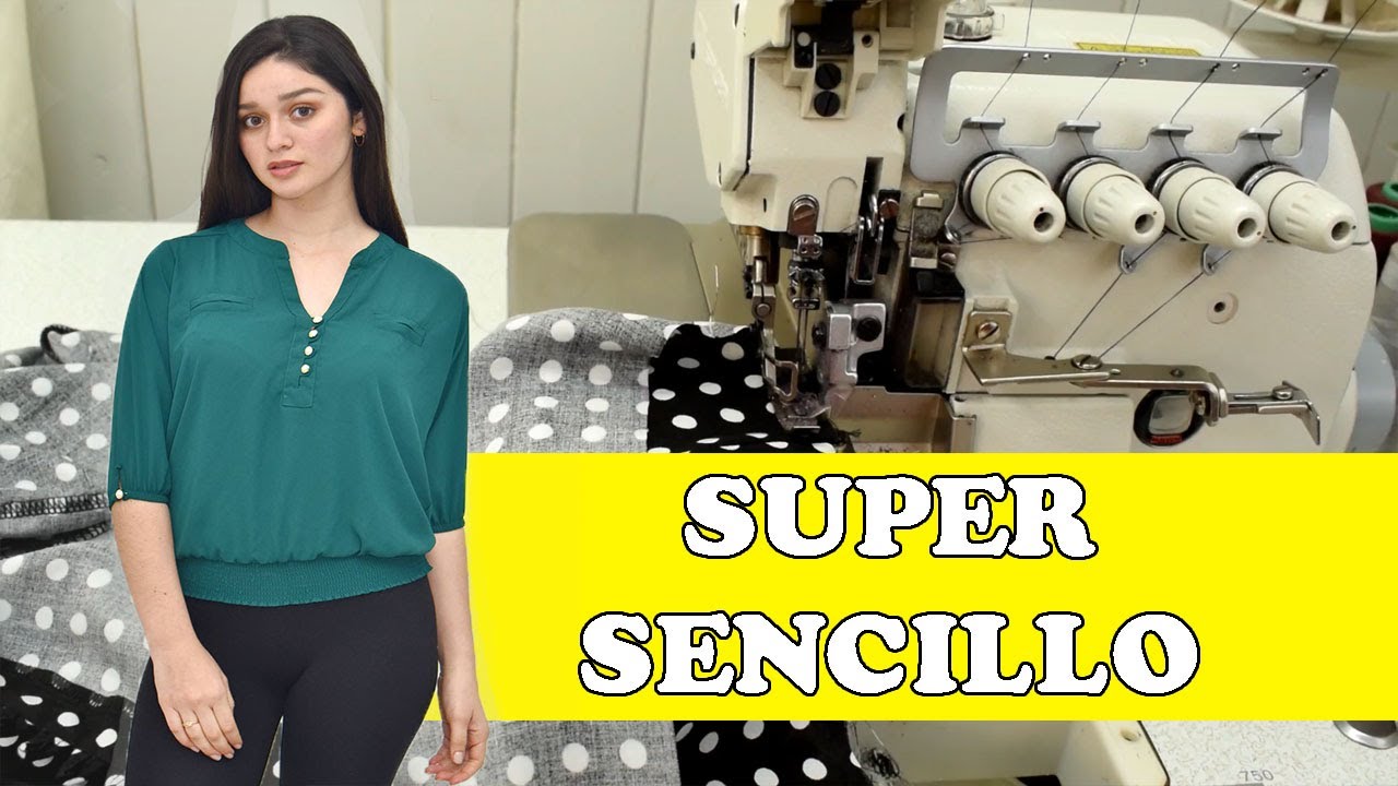BLUSA PARA DAMA MUY FACIL|Tips De Confección