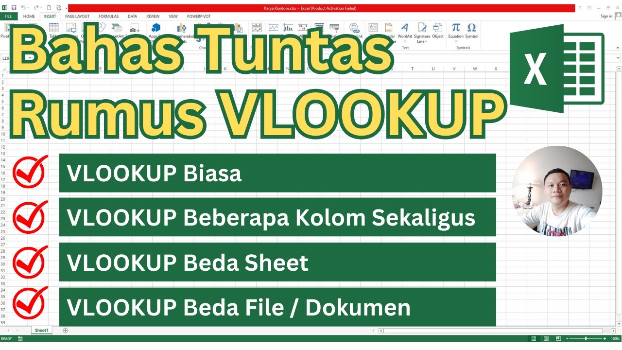 Bahas Tuntas Rumus VLOOKUP | VLOOKUP Biasa,VLOOKUP Beberapa Kolom Sekaligus,VLOOKUP Beda Sheet/File