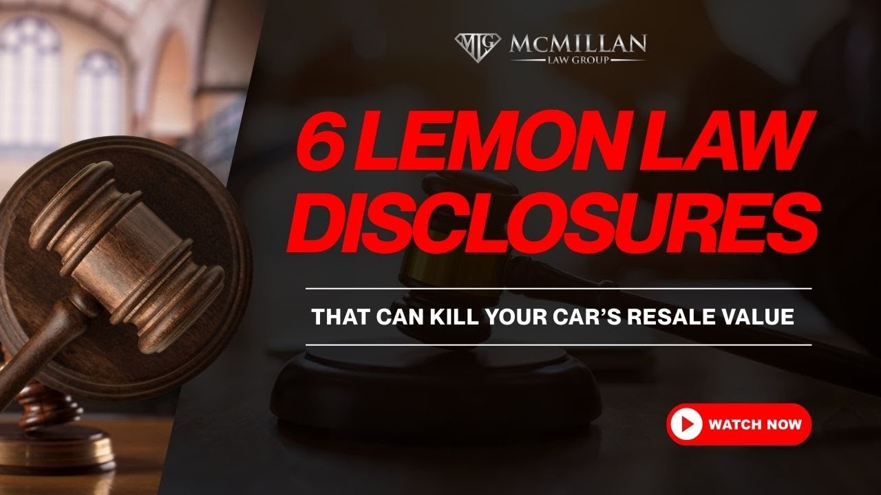 6 Lemon Law Disclosures That Can Kill Your Car’s Resale Value